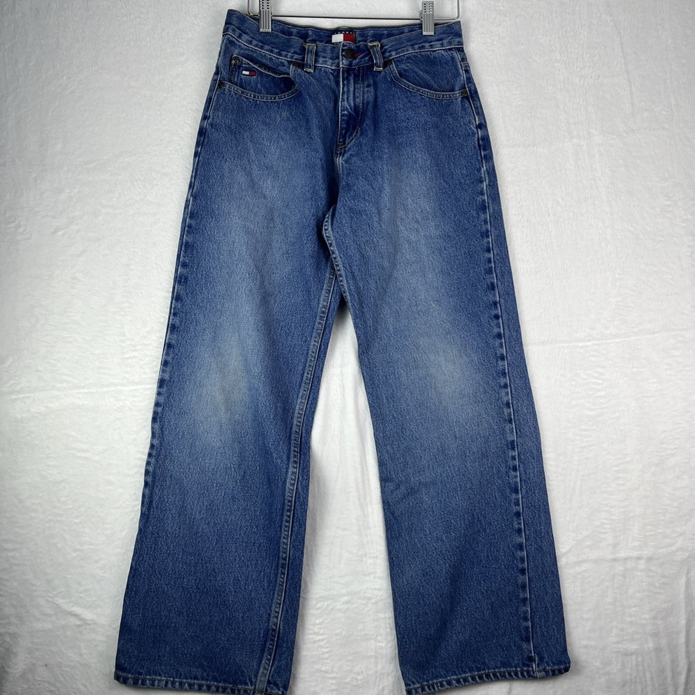 Tommy Hilfiger Women's Straight Fit Blue Denim Jeans Size 16